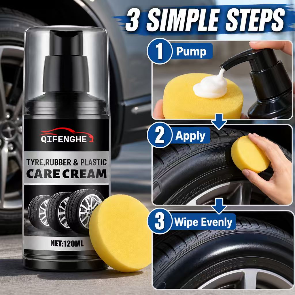 Trim Restorer Plastic - Crema para el Cuidado de Neumáticos,