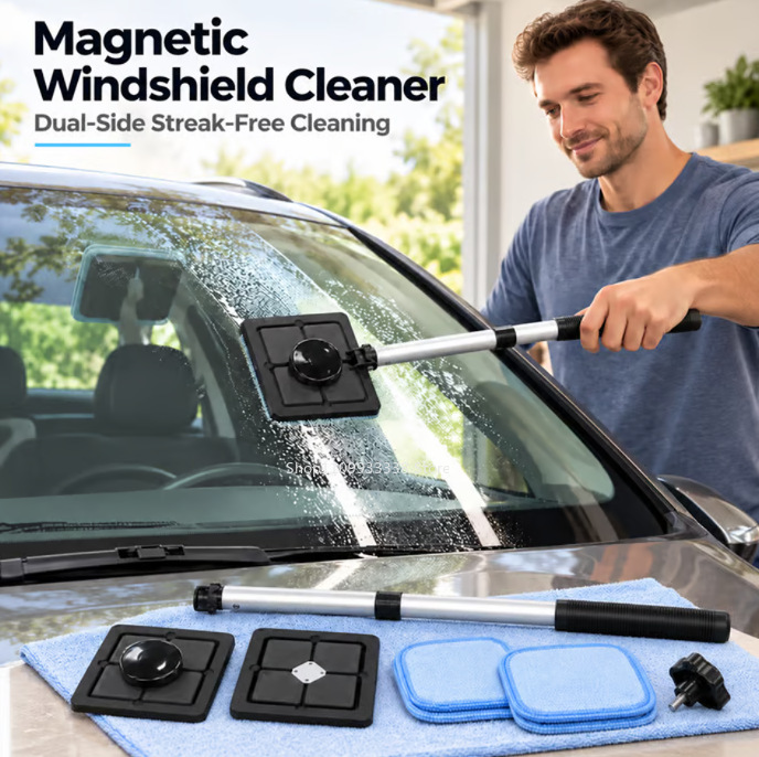 Glass Cleaner Streak - Limpiador de parabrisas de coche con