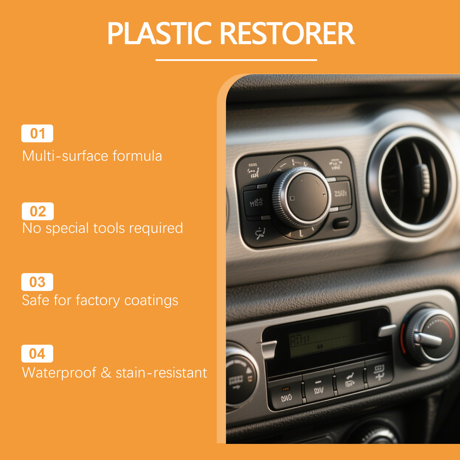 Pasta restauradora de plástico - Leather Cleaner Interior reseña y precio