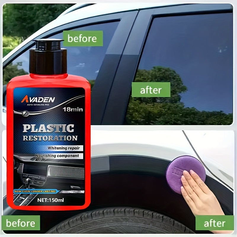 Restaurador de molduras negras - Trim Restorer Plastic reseña y precio
