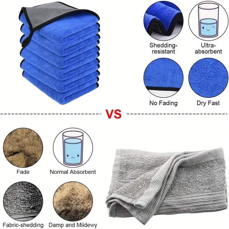 1-4 Toallas de Microfibra Suav - Microfiber Towel Detailing reseña y precio